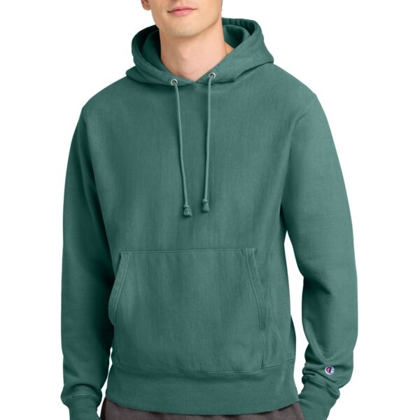 Reverse Weave ® Garment Dyed Hooded Sweatshirt Thumbnail